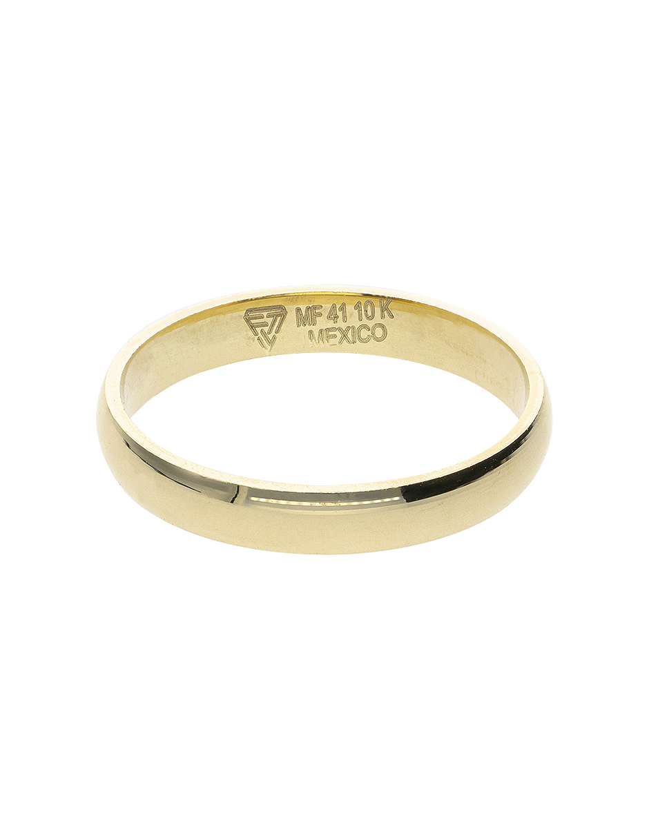 Argolla lisa 3mm en oro