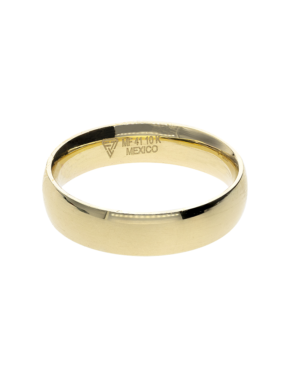 Argolla lisa 5mm en oro