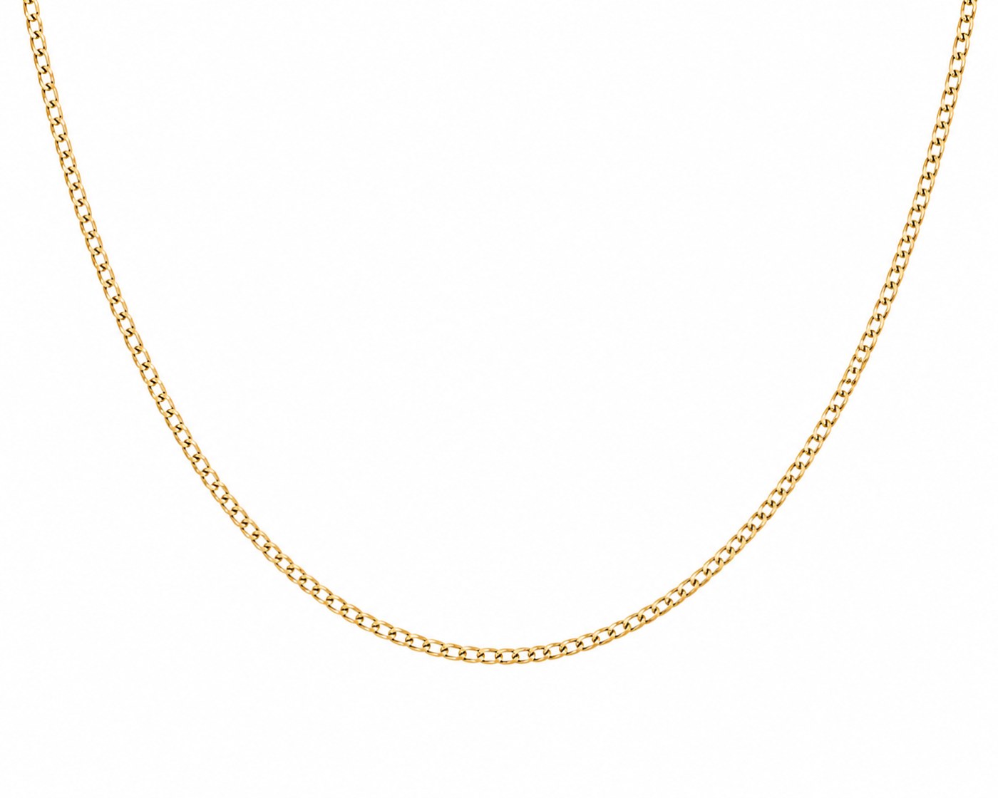 Cadena cubana 2mm en oro