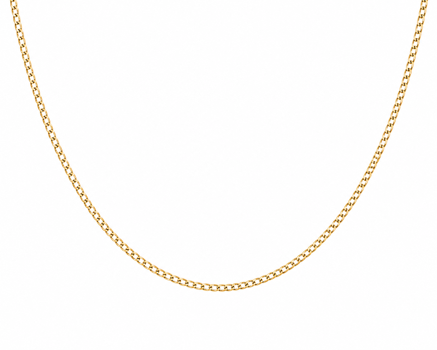 Cadena cubana 2mm en oro