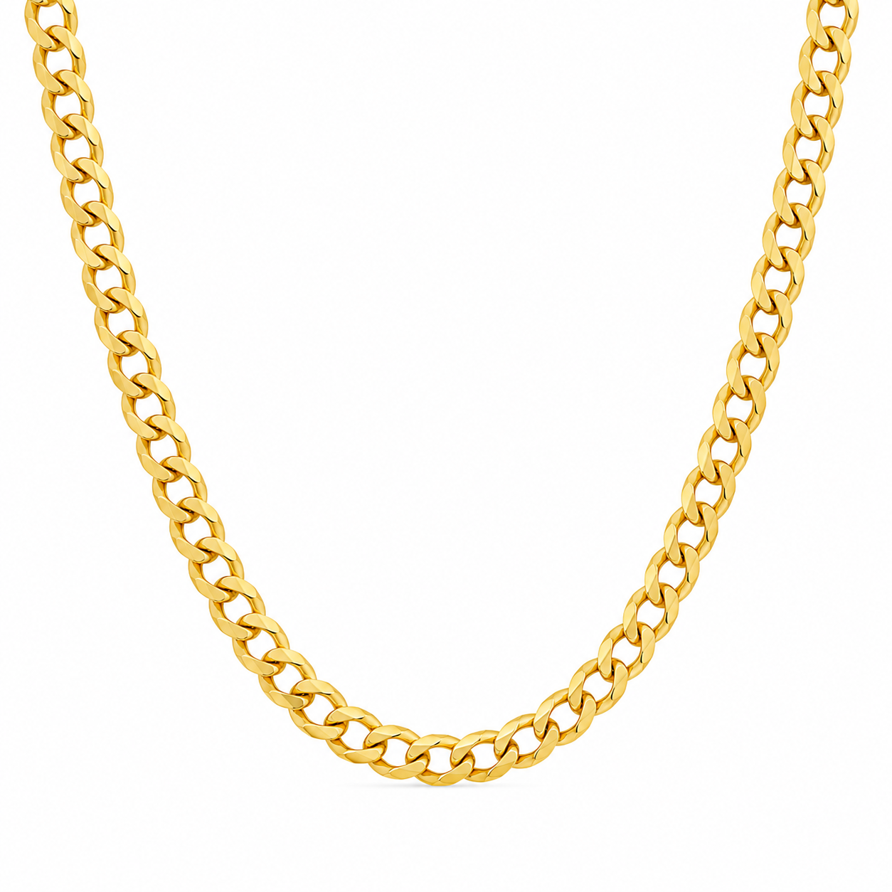 Cadena cubana 4mm en oro