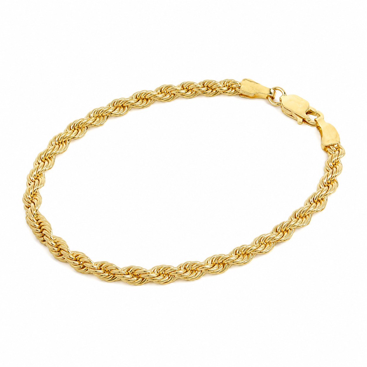 Esclava de oro tejido torzal