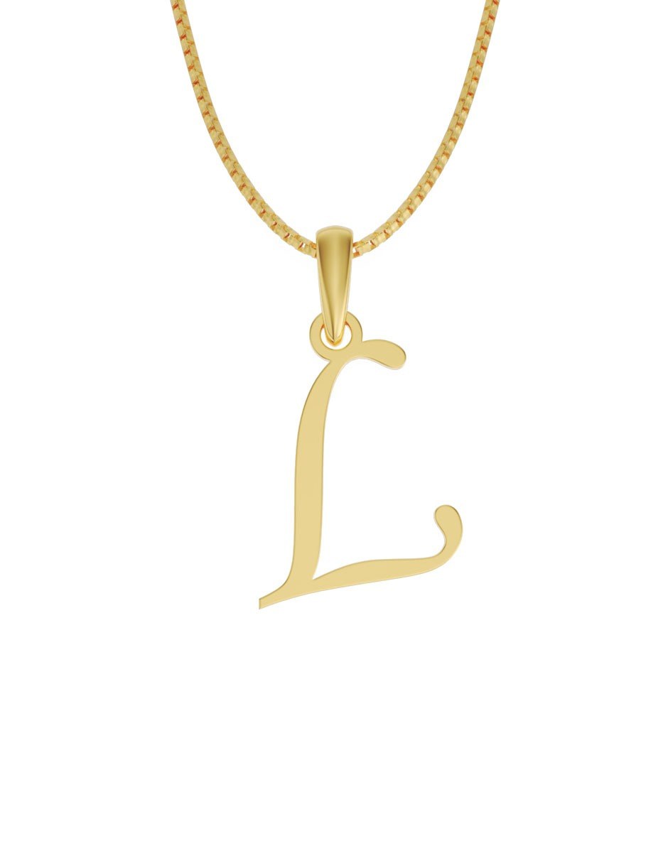 Inicial L en oro