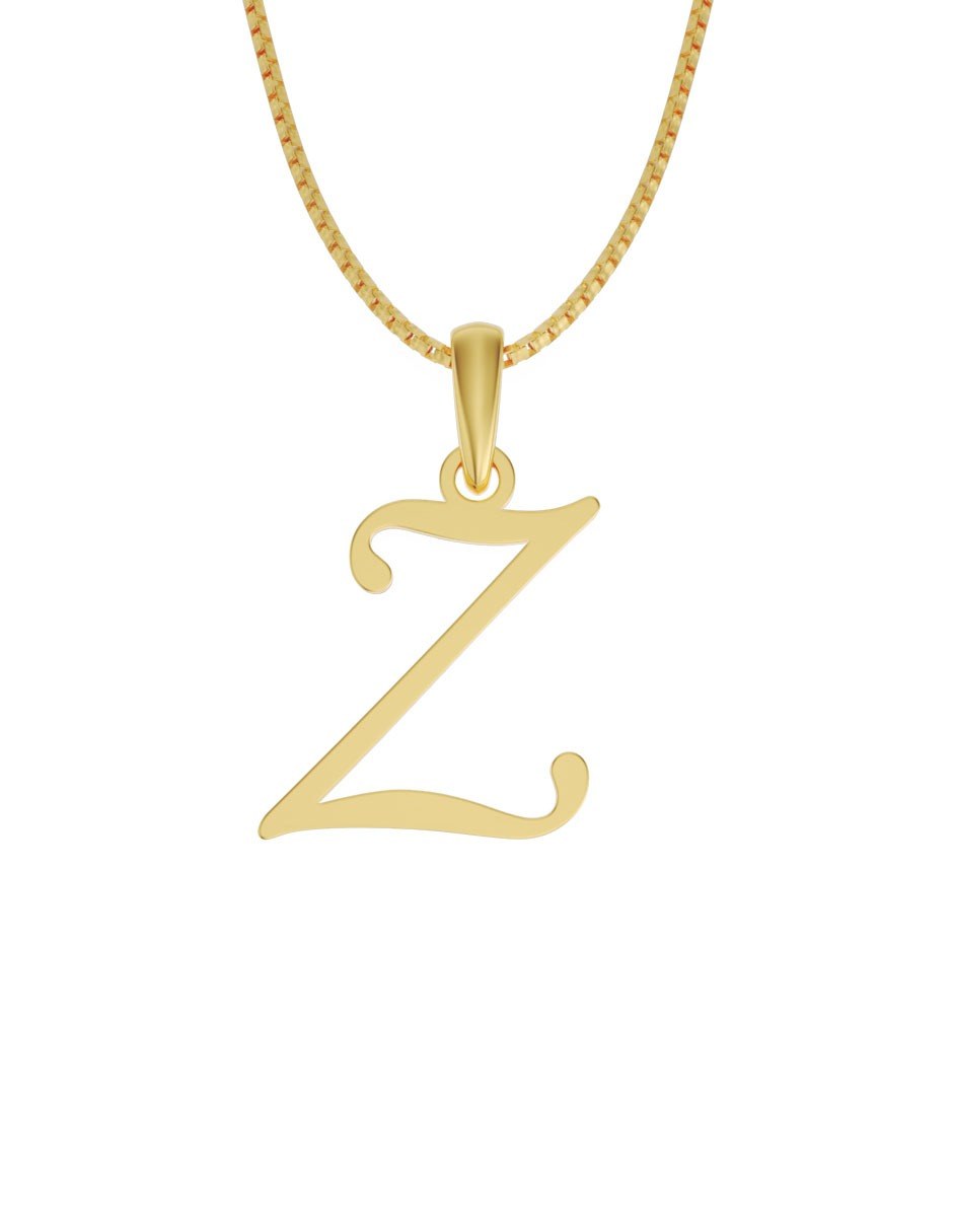 Inicial Z en oro