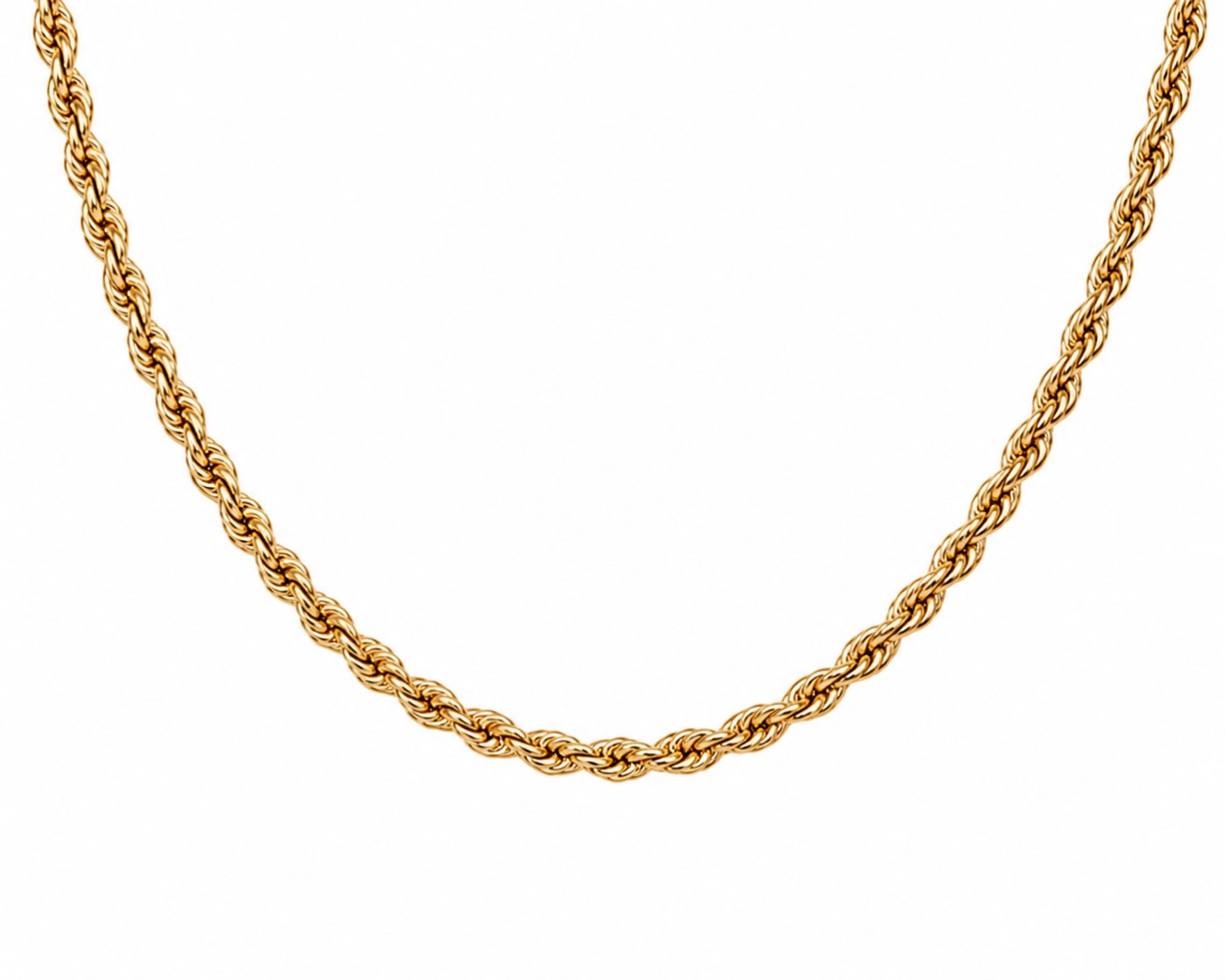 Cadena torzal 3mm en oro