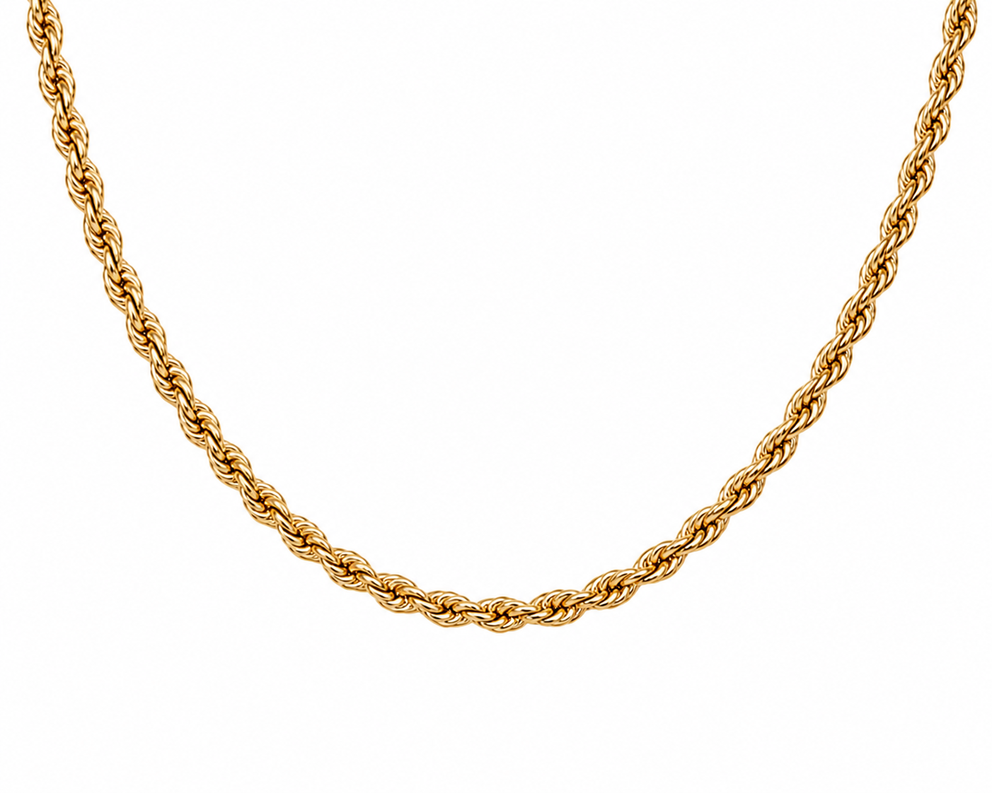 Cadena torzal 3mm en oro
